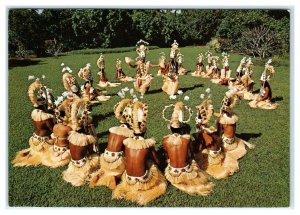 BORA BORA, French Polynesia ~ COCO'S DANCE GROUP Tilpoto c1980s 4x6 Postcard