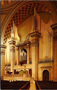 Vtg Pipe Organ First Church of Christ Scientist Boston Massachusetts MA Postcard