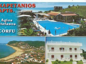 Greece Postcard - Kapetanios Apts. Agios Stefanos, Corfu   AB919