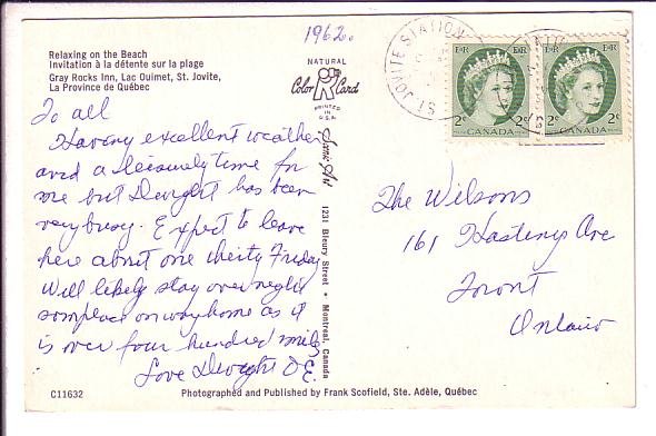 The Beach, Gray Rocks Inn, St Jovite,  Quebec,  Used