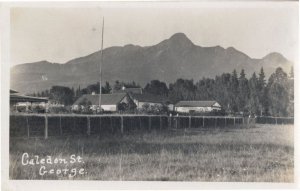 Caledon Street George South Africa Antique Real Photo Postcard