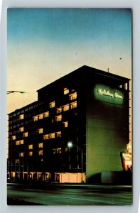 Cincinnati OH-Ohio, Holiday Inn Downtown, Marque, Advertising, Chrome Postcard