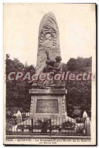 Postcard Old QUINTIN monument