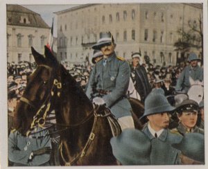 General Von Lettow Vorbeck WW1 Commander Returns To Germany Cigarette Card