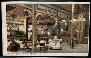 Vintage Postcard 1901-1907 Hathorn Spring, Saratoga Springs, New York (NY)