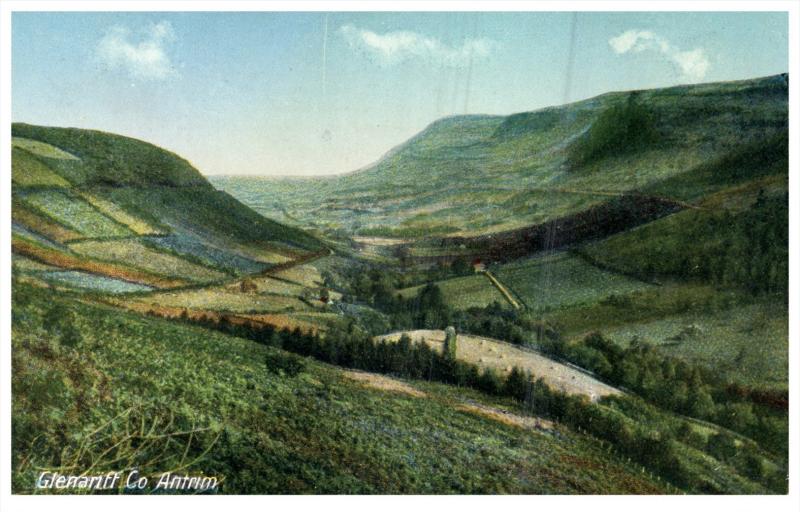 Aerial View Glenariff  Ireland