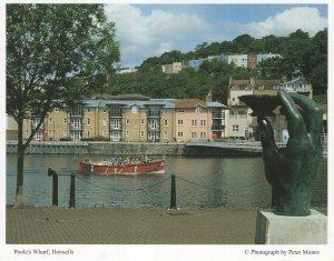 Guided Rowing Boat Trip Poole's Wharf Hotwell Bristol Postcard