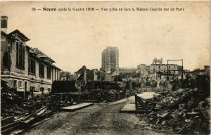 CPA Noyon Vue prise en face la Maison Guerin FRANCE (1014182)