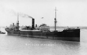 SS Clan Macbean Clan Line Ship Unused 