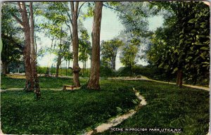 Postcard NATURE SCENE Utica New York NY AO0092