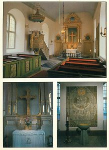 Religion Postcard Scandinavia church cathedral chapel altar organ Nobbyas