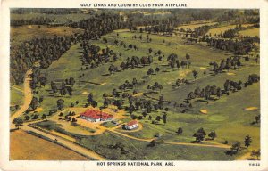 Hot Springs  Arkansas Country Club and Golf Course from Airplane PC AA36921