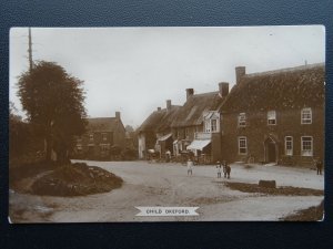 Dorset CHILD OKEFORD Village Shop (Pre War Memorial) Old RP Postcard W.H. Diffey