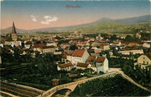 Vintage Chromograph Postcard View of Ahrweiler Germany, Rhineland-Palatinate