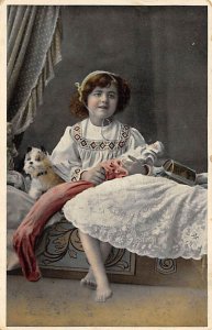 Doll Toy Doll 1913 real photo