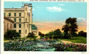 1930s Front View Lily Pond Illinois State Penitentiary Joliet Illinois Postcard