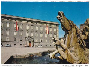 Austria Salzburg The Residence Fountain Biggest Baroque Fountain In The World