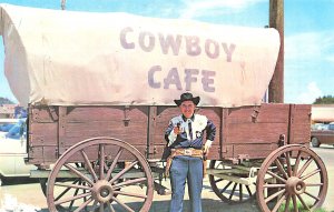 Dalhart TX Cowboy CafeHas Old West Free Museum Postcard