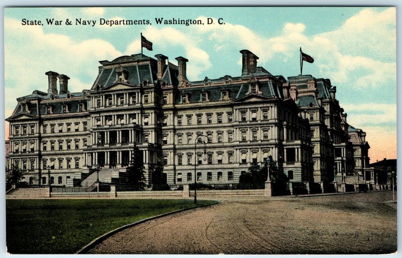 c1900s Washington D.C. State, War & Navy Departments Old World Architecture A229