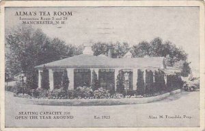 New Hampshire Manchester Alma's Tea Room 1948