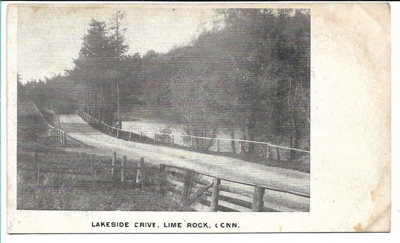 Lime Rock, CT - Lakeside Drive - 1905