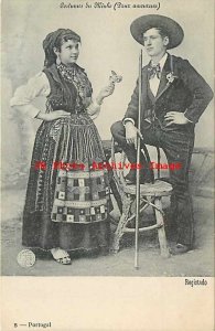 Portugal, Minho, Costumes de Minho, Deux Amoureux, Couple in Native Costume