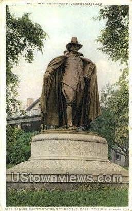 Samuel Chapin Statue - Springfield, Massachusetts MA