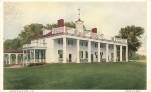 East Front Mount Vernon Va. Virginia Vintage Postcard c1910