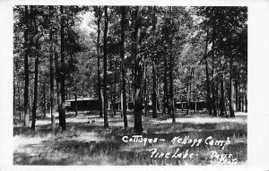 Kellogg Camp Cottages, Real Photo - Pine Lake, Michigan MI  