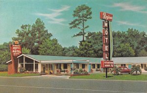 Callahan, FL Florida   REGINA MOTEL~Homer Uhler  ROADSIDE  Vintage  Postcard