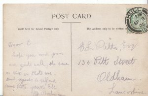 Genealogy Postcard - Family History - Pitts - Oldham - Lancashire   GN270