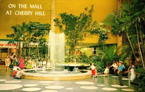 USA Cherry Hill Shopping Center New Jersey Chrome Postcard 09.87