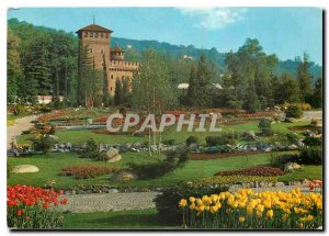 Modern Postcard Torino Valentin Park rockery garden