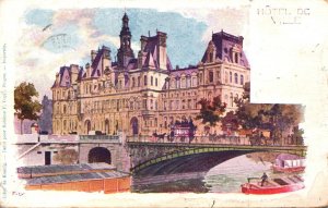 France Paris Hotel de Ville 1900