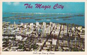 POSTCARD UNUSED FLORIDA, MIAMI- MIAMI IS KNOWN AS THE MAGIC CITY