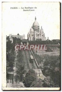 Postcard Old Paris La Basilique du Sacre Coeur