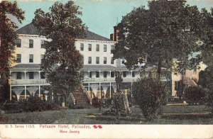 Palisades New Jersey Palisade Hotel Exterior Vintage Postcard JF360324