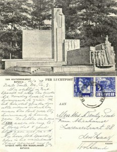 indonesia, JAVA BATAVIA, Van Heutsz Monument (1948) Postcard