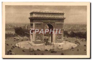 Old Postcard Paris Place de l'Etoile