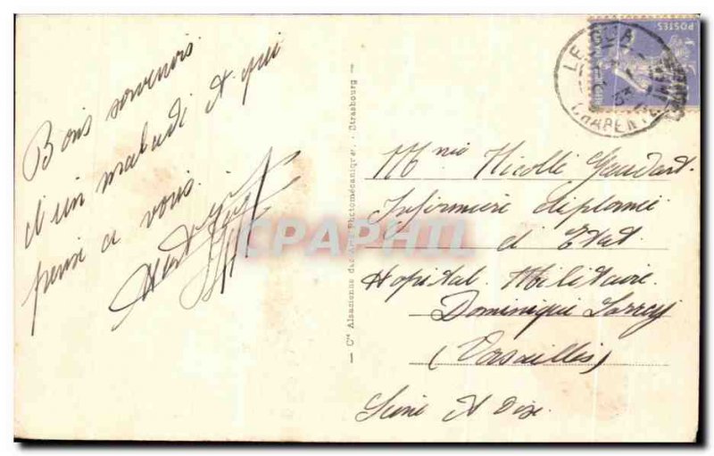 Old Postcard Royan Casino and the Beach