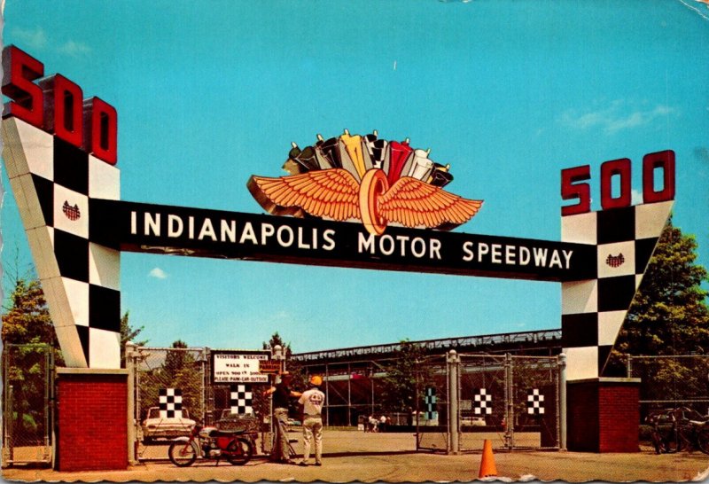 Indiana Indianapolis The Indianapolis Motor Speedway Entrance 1972