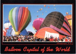 Postcard NM Albuquerque - Balloon Capital of the World