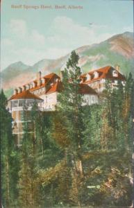 BANFF AB Springs Hotel c1910 Postcard