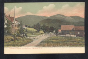 JEFFERSON HIGHLANDS NEW HAMPSHIRE NH PRESIDENTIAL RANGE VINTAGE POSTCARD 1906