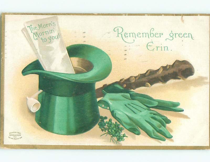Divided-Back ST. PATRICK'S DAY SCENE Great Postcard W8138