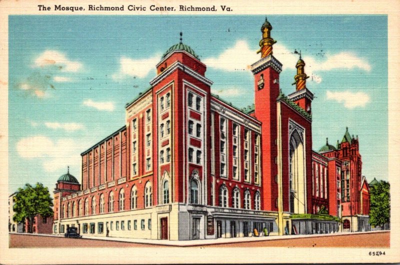 Virginia Richmond Civic Center The Mosque 1939