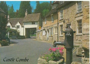 Wiltshire Postcard - An Old Corner - Castle Combe - Ref TZ8621