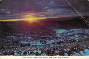 Easter Sunrise Service, Denver Red Rock Amphitheatre, Colorado  