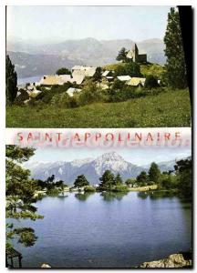Postcard The Old Saint Apollinaire Hautes Alpes and Lake Grand Morgon