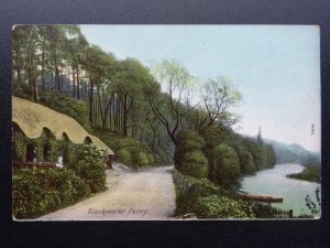 Dorset BLACKWATER FERRY near Christchurch c1906 Postcard by The Wrench Series